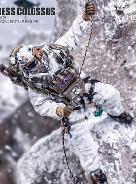 现货 HASUKI 1/12 SA03 黑色行动第三弹 雪山幽灵 布衣可动兵人偶