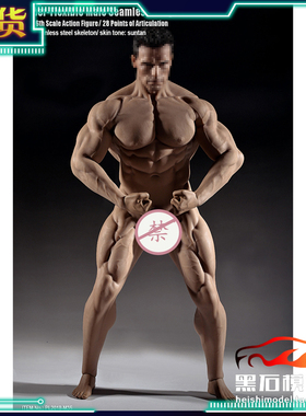 现货 TBLeague 1/6 PL2018-M35 无头钢骨 强壮肌肉型 包胶男素体