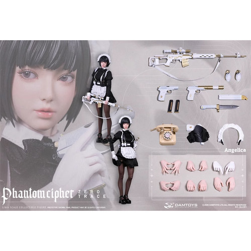 预售定金 DAMTOYS 1/6 魅影密令 零迹潜行 安洁莉卡 GLC01 可动