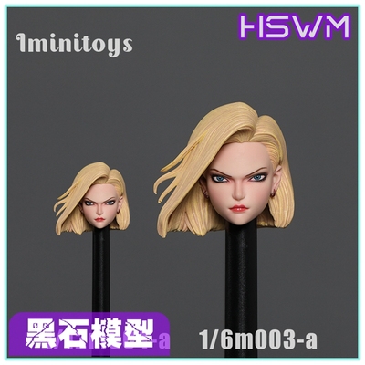 现货 Iminitoys 1/6 M003 1/12 M004 人造人18号 女头雕