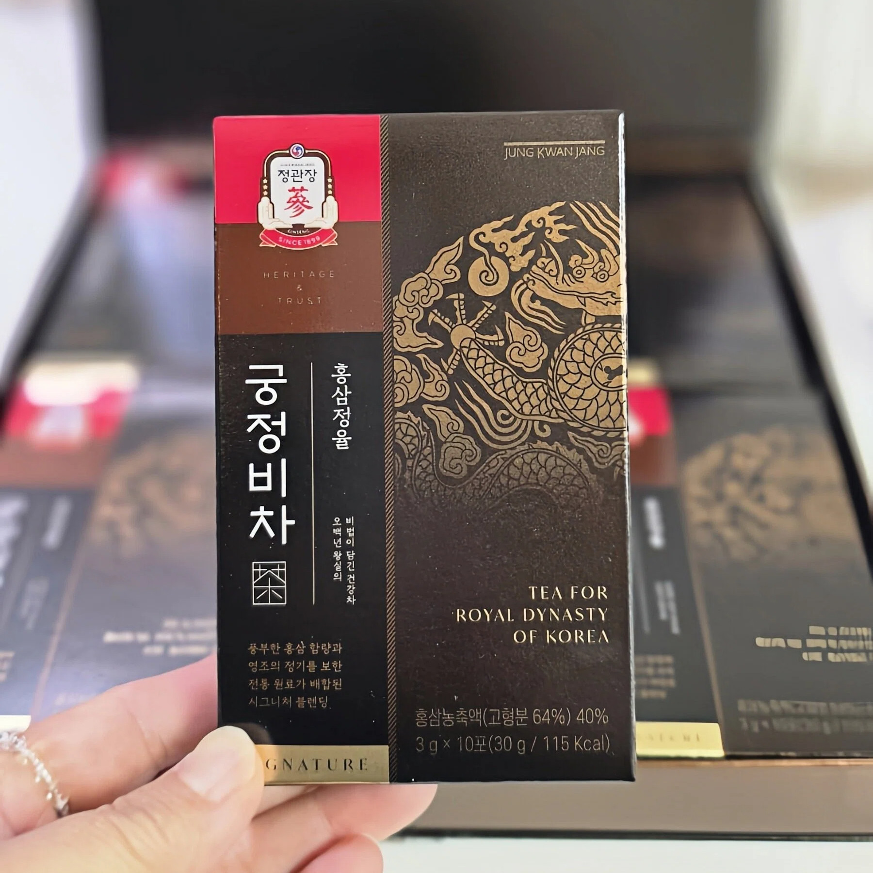 正官庄宫廷皇家秘茶红参精茶60包
