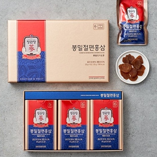 正官庄蜂蜜红参切片6年根高丽参滋补零食20g*6包韩国本土代购
