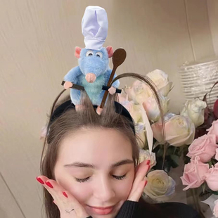 料理鼠王美食总动员米毛绒玩具公仔玩偶娃娃发箍发卡女友生日礼物