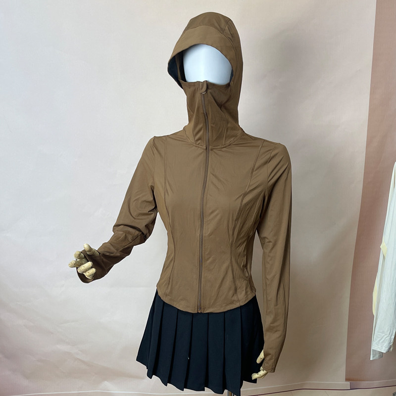 D10-女士防晒衣修身款及腰新款UPF50+冰感夏季防晒服防紫外线