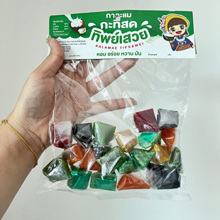 包邮 泰国零食清迈瓦洛洛市场三角椰子糖糕糯米糖椰汁糕200g