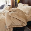 A类加厚牛奶绒被套单件定制冬季 保暖珊瑚绒特大号加绒纯色被罩