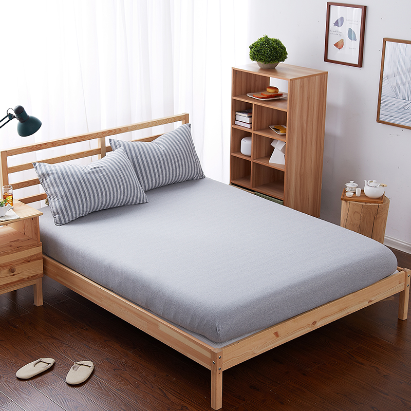 全棉针织棉床单床笠单件