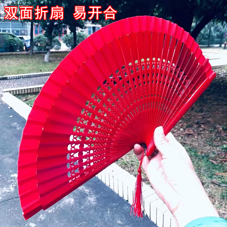 复古风好开好合易开合舞蹈扇演西班牙扇子咏春扇舞台表演跳舞扇