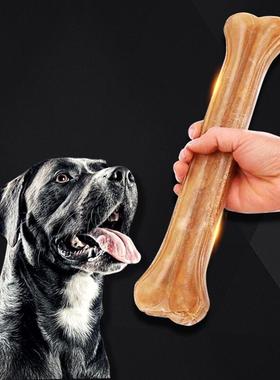 迪普尔 狗咬胶磨牙棒狗狗零食牛皮压骨狗大骨头耐咬洁齿金毛大小
