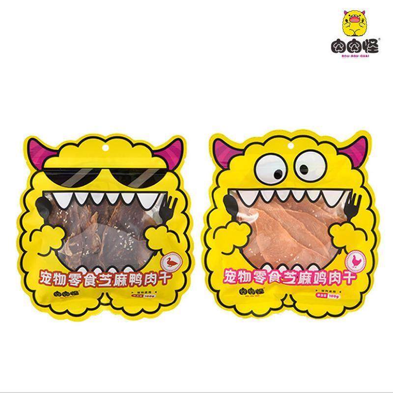 肉肉怪芝麻肉干零食鸡肉鸭肉成幼犬磨牙耐咬训练奖励猫咪狗狗 鸡,宠物/宠物食品及用品,狗风干零食/肉干/肉条,淘宝优惠券,粉丝福利购,淘宝优惠卷