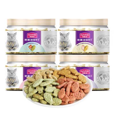 麦富迪(Myfoodie)(myfoodie)猫零食 小鱼饼干 磨牙洁齿零食 小鱼
