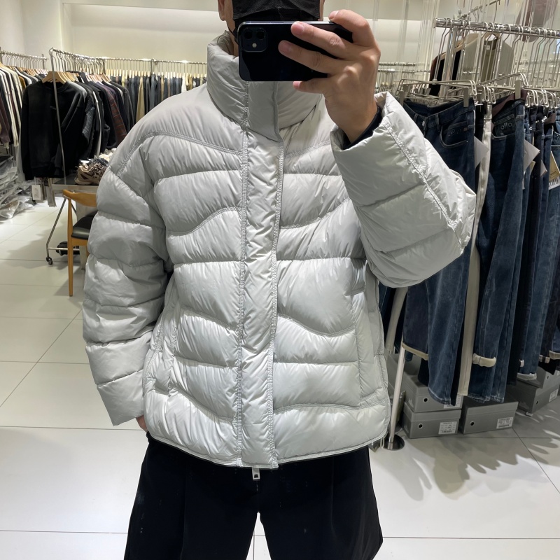 潮牌重磅高充绒宽松立领羽绒服