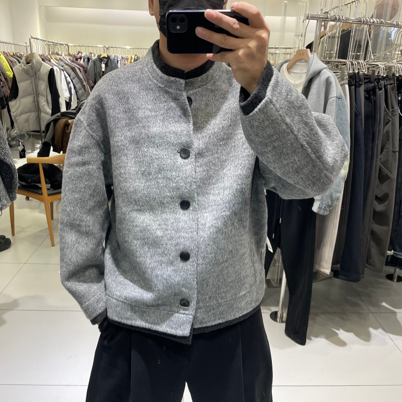 高端轻奢100%绵羊毛双面呢大衣