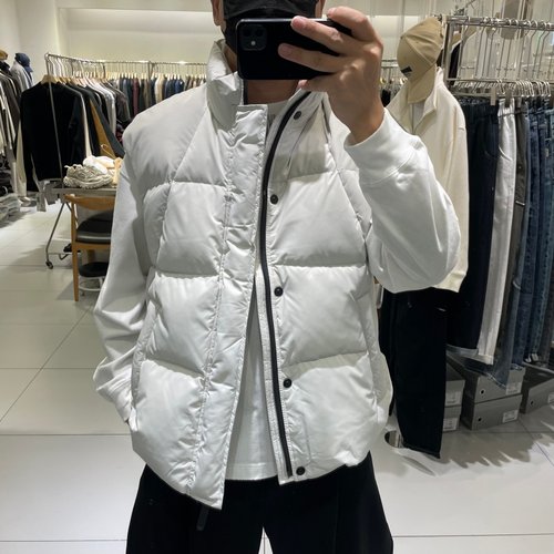 冬季新款男重磅加厚立领羽绒马甲