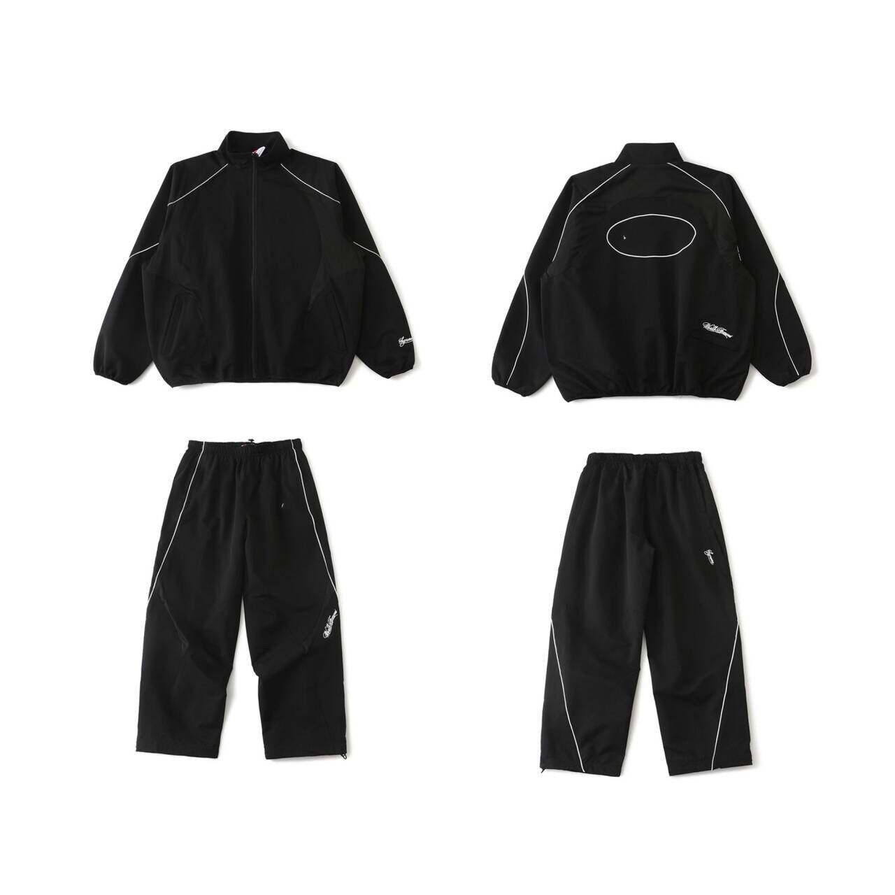 25ss Track Jacket 联名校服运动拉链刺绣夹克外套长裤套装男女款