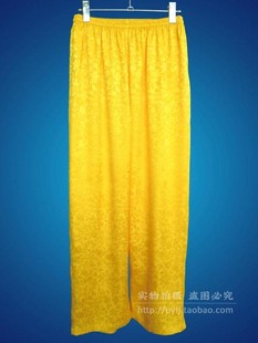 菩然喇嘛服装僧衣真丝提花双绉长裤