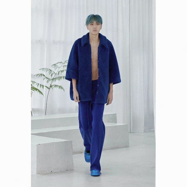CHENGGUANG WANG 七分袖羊羔绒外套 人造皮草外套