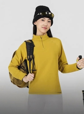 SCALER思凯乐户外25抓绒衣男女套头摇粒绒加厚保暖抓绒衣F5216D34