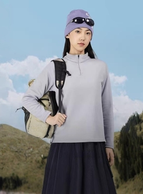 SCALER思凯乐户外套头抓绒衣男女保暖摇粒绒冲锋衣内胆F5206575