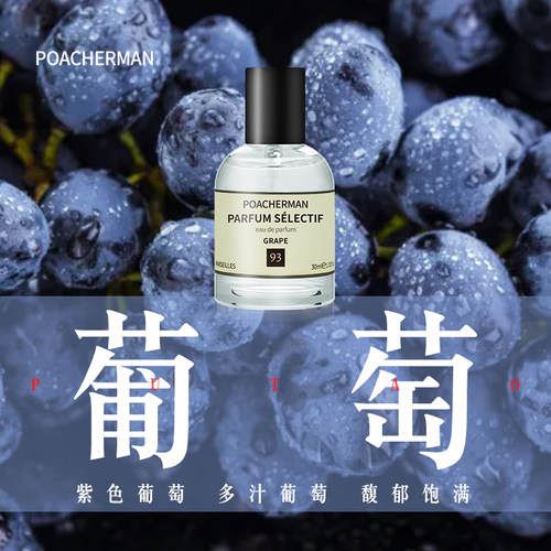 柏世曼葡萄味淡香水清新