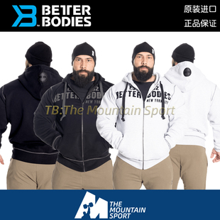 Hoodie柏德宝拉链帽衫 魔山体育Better Graphic Bodies 加绒健身帅