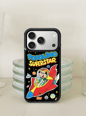 shareit原创太空米奇适用17pro手机壳16promax/15pro全包大孔防滑保护套磁吸