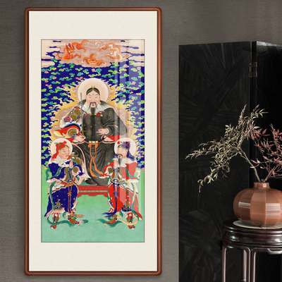 真武大帝画像水陆画挂画