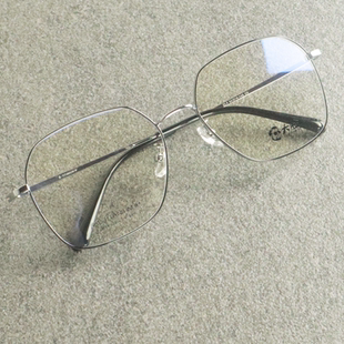 60码大脸镜框钛架156MM不夹脸加宽大显脸小全大框复古近视防蓝光