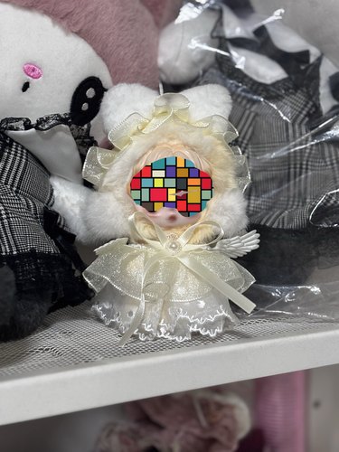 sp光织衣服挂件搪胶朝晖黄色天使甜心高颜值裙子10cm娃衣套装着替