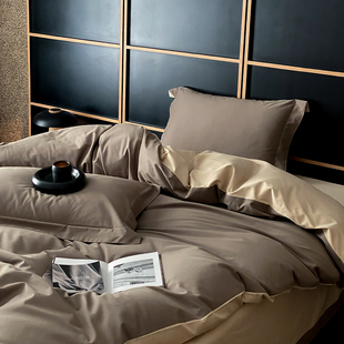 可定制100支全棉纯棉磨毛加厚180x200床品床单床笠被套床上四件套