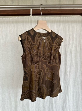 Asako早春新款重工印花好品味松弛感老钱风上衣女装