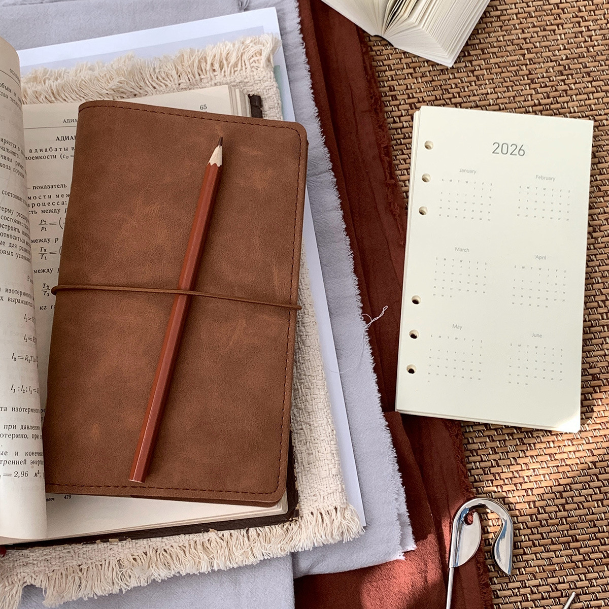 A6Personal羊巴皮活页本