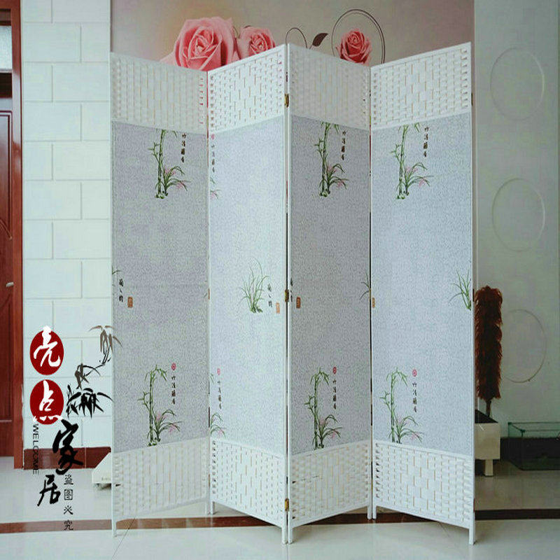 屏风隔断折屏现代布艺玄关客厅办公简约家用卧室窗帘移动折叠屏风|ruв категории жилой мебели, ширма/цветок окно, складные экран - от Buy2taobao.com для оказания профессиональной услуги покупки агента Taobao