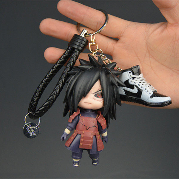 火影忍者手办模型摆件钥匙扣挂件饰品动漫卡通宇智波带土斑