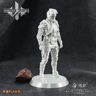 铄捷 三角洲 3D模型威龙-凌霄戍卫游戏手办公仔Q版人偶装饰摆件