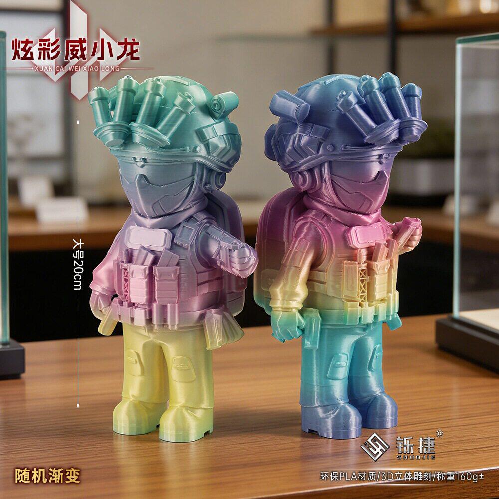 铄捷三角洲玩具3D打印Q版公仔