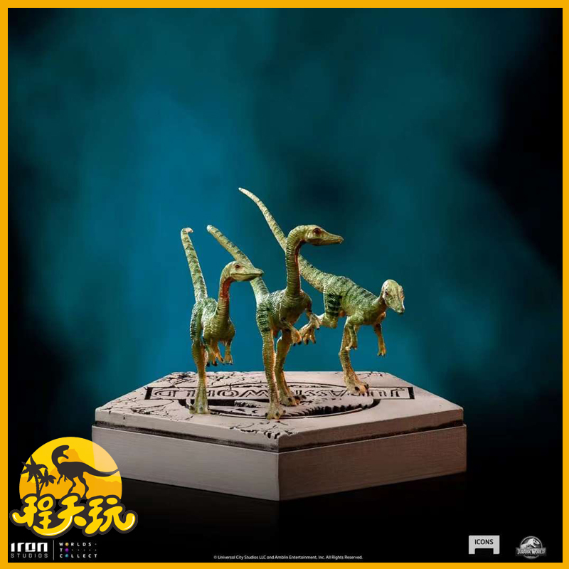 IronStudios侏罗纪秀颚龙美颌龙