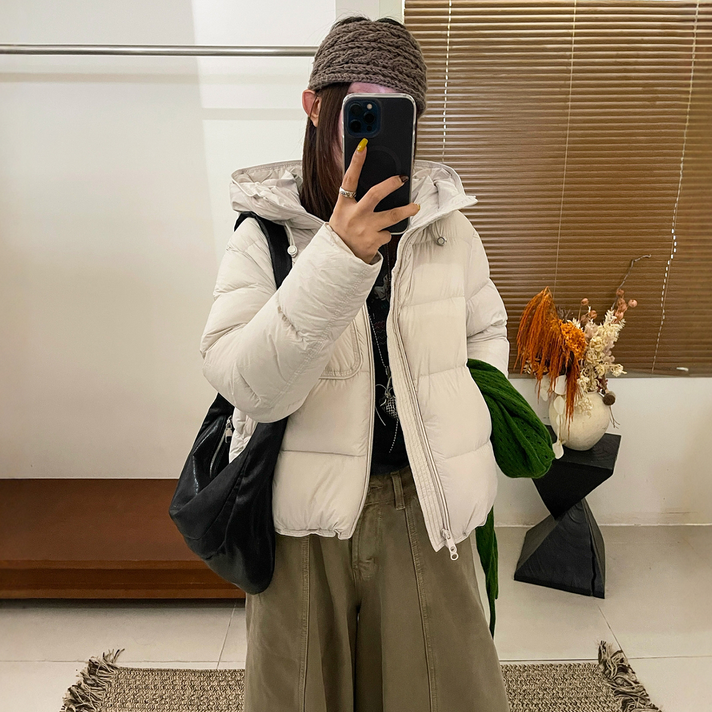 复古连帽面包羽绒服女欧洲站外套