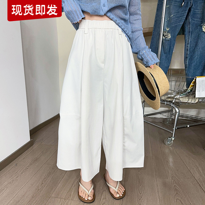 高级感A字西装阔腿裤女欧洲站2025夏装新款欧货女装九分休闲裤潮