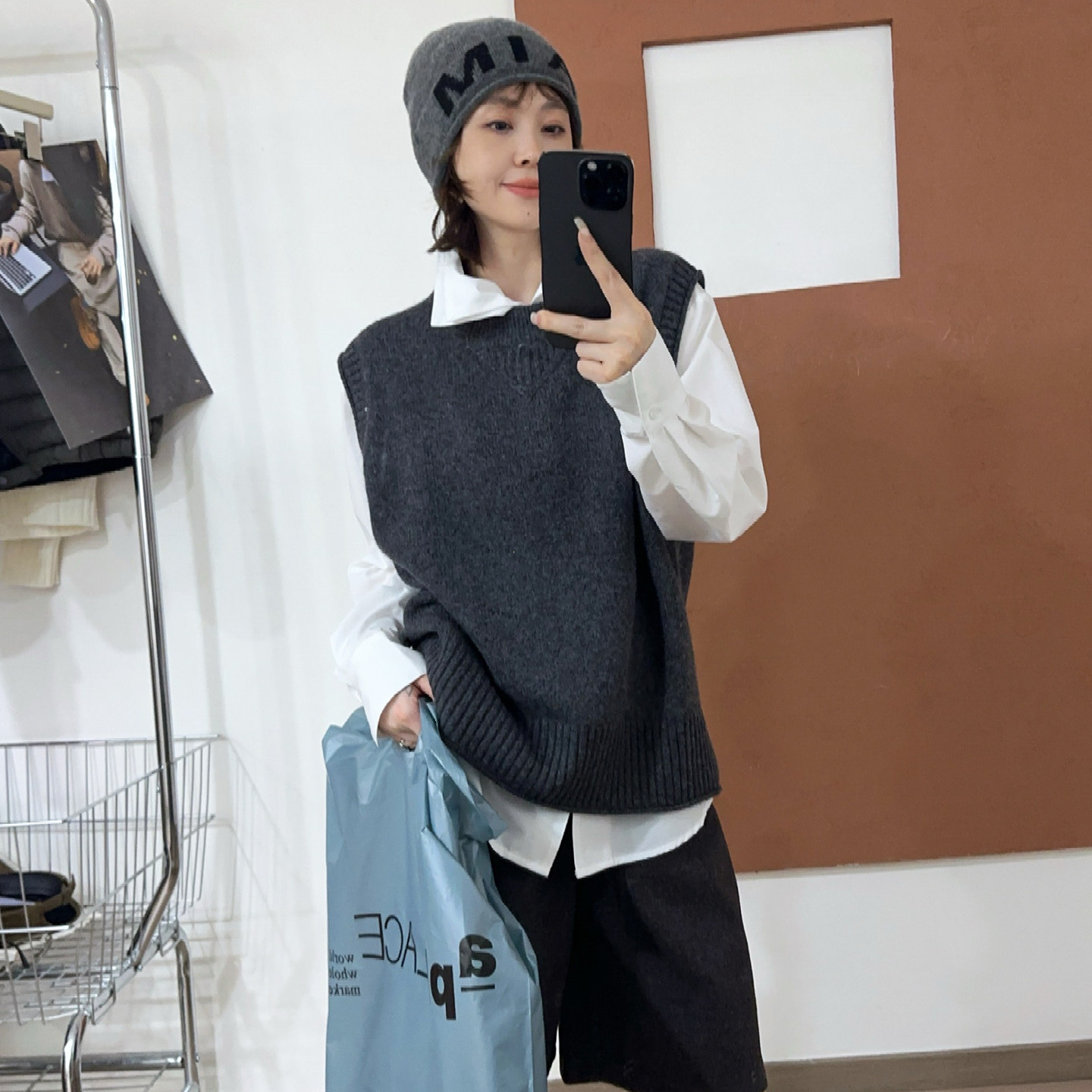 山羊绒针织衫马甲背心女欧货上衣