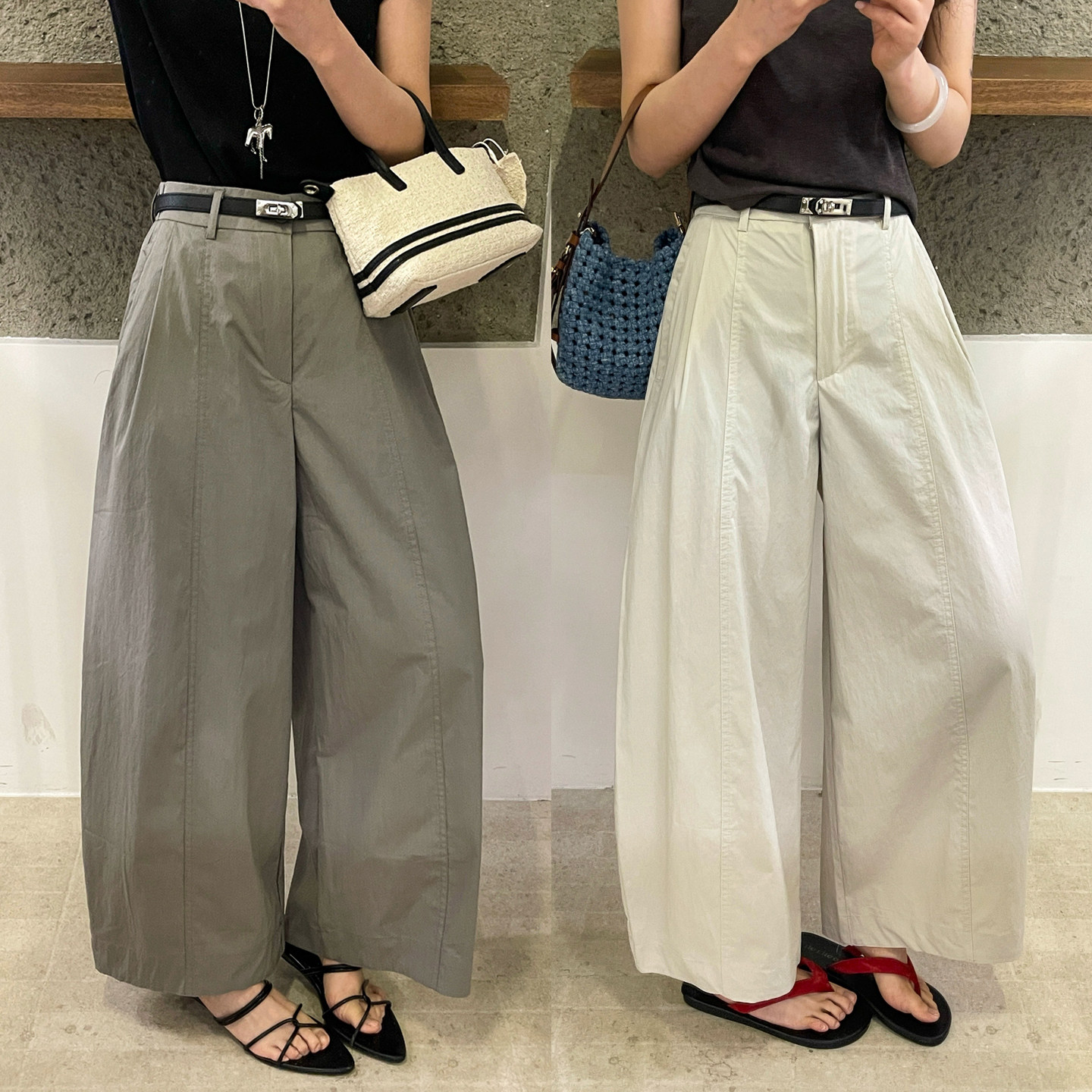 复古直筒速干西装阔腿裤女欧洲站2026夏季新款欧货女装休闲裤子潮