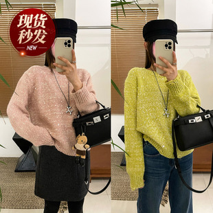 时尚 重工亮片羊毛针织衫 欧货女装 新款 洋气毛衣潮 女欧洲站2025冬装