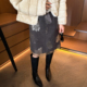 重工亮片A字半身裙女欧洲站2025冬装 包臀短裙潮 时尚 新款 欧货女装