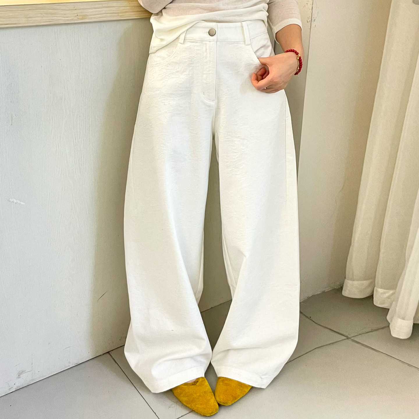 复古缎面西装阔腿裤女欧洲站2026春装新款欧货女装直筒裤休闲裤潮,女装/女士精品,休闲裤,淘宝优惠券,粉丝福利购,淘宝优惠卷