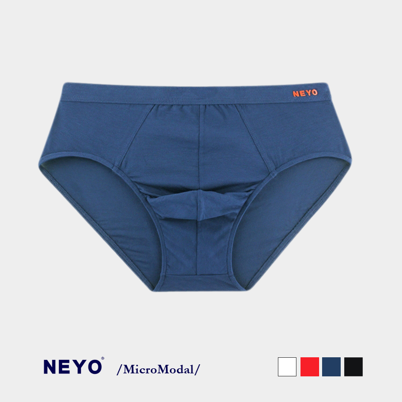 内优堂neyo 兰精莫代尔工装纯色舒适薄款三角裤运动内裤男