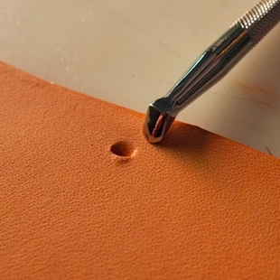 皮雕印花用具皮艺DIY手工精致铸造型LS.B60挑边印章新品 印刻工具