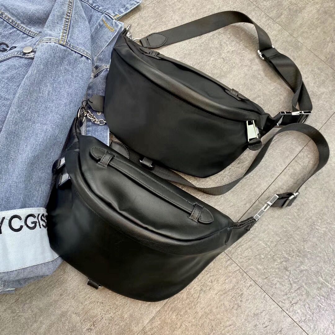 春季新款胸包女牛津布防水