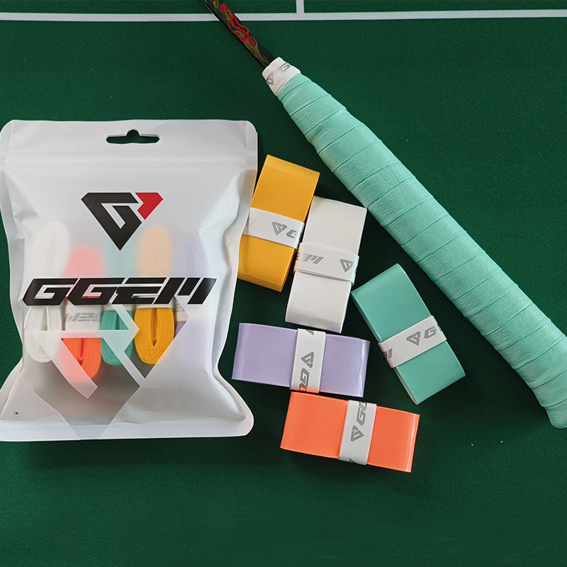 聚将升级款GL168PRO手胶 奶胶羽毛球拍专业粘性亮面吸汗带手柄皮 - 实物图