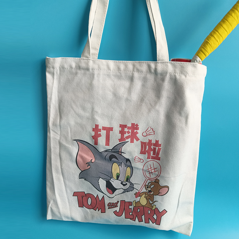 羽毛球拍包便携式学生书包单肩斜挎衣物手提袋2支装羽毛球帆布袋