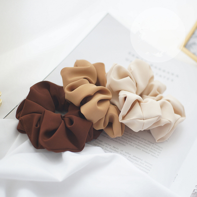 原创法式复古雪纺ol风大肠圈包邮